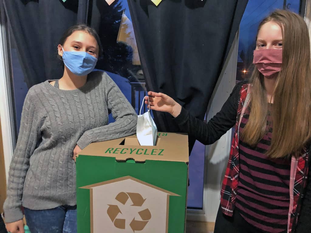 Le Carrefour Jeunesse Desjardins récupère vos masques