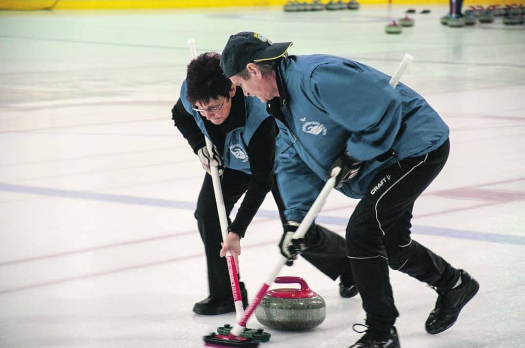 Retour des portes ouvertes du club de curling