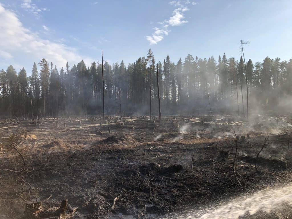 On diffuse déjà le danger d’incendie