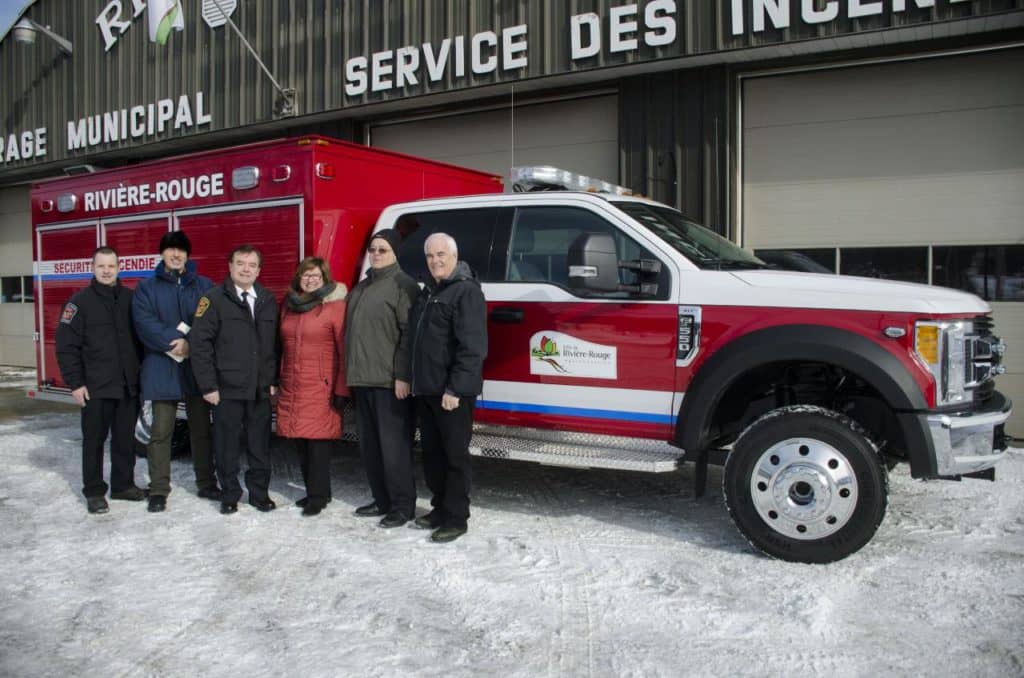 Un camion s’ajoute à l’armada du service de sécurité incendie