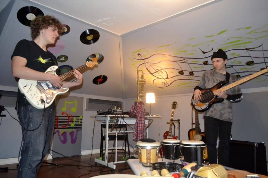 Les jeunes de Labelle inaugurent leur local de musique