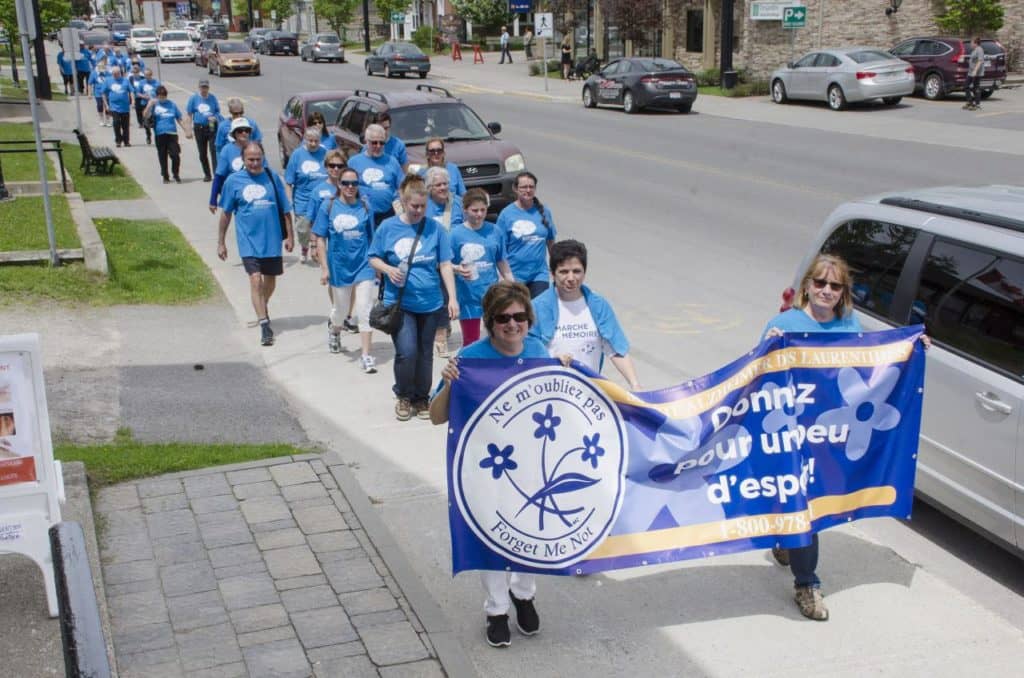 La Marche pour l’Alzheimer rapporte 30 310$ dans les Laurentides