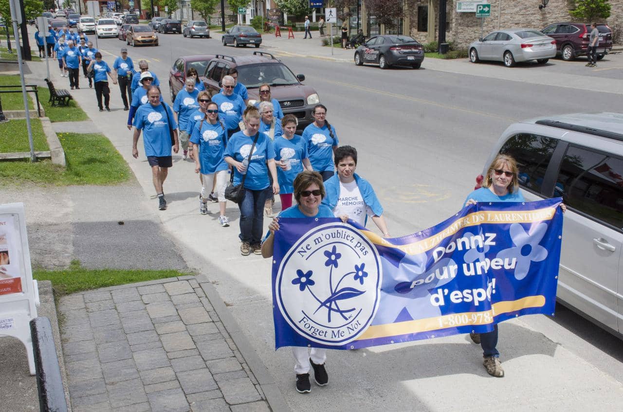 La Marche Pour Lalzheimer Rapporte 30 310 Dans Les Laurentides Linfo Du Nord Vallée De La Rouge