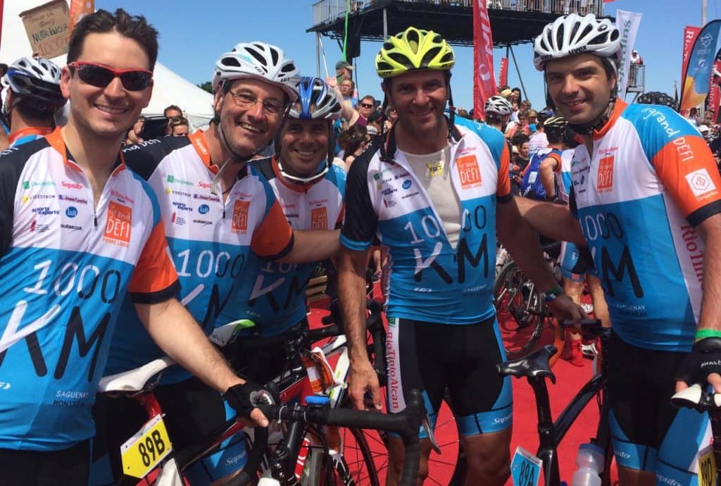 Sylvain Pagé prend part au 1 000 km au Grand Défi Pierre Lavoie