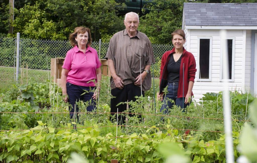 Denis Bazinet est le roi du jardin communautaire