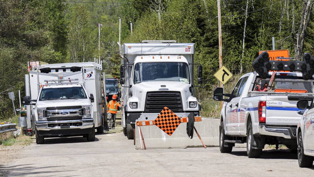 Réfection d’un pont sur la route 117 à Lac-Saguay