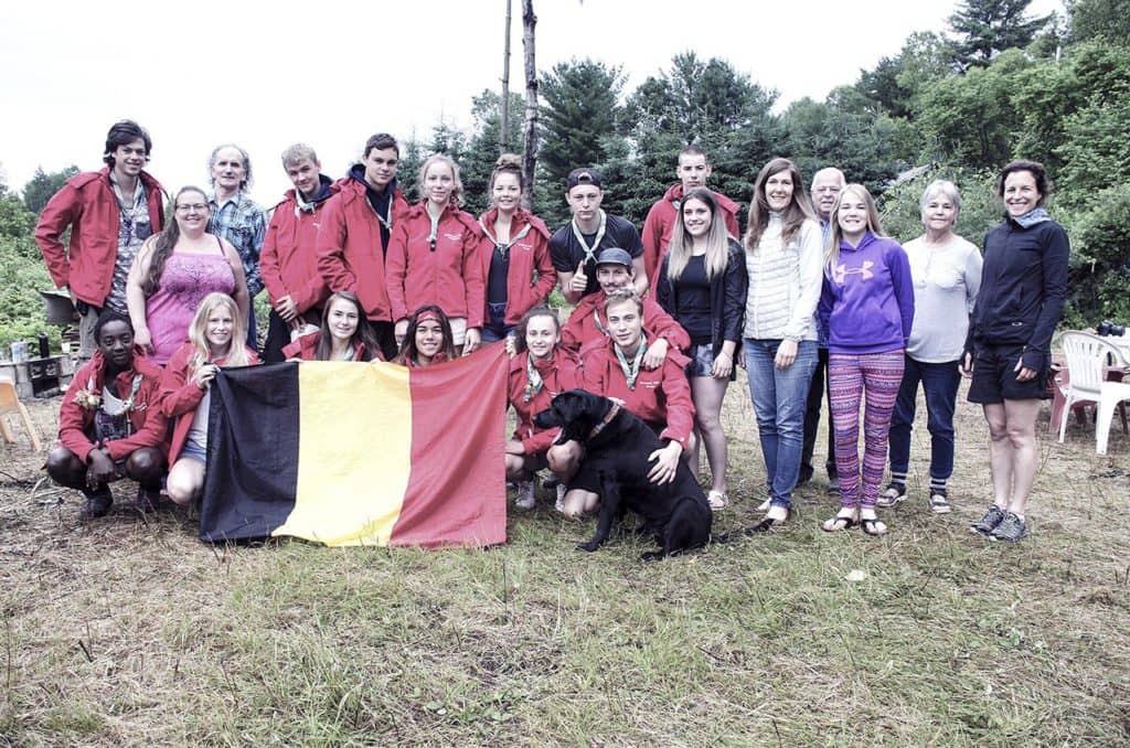 De jeunes Belges s’imprègnent de la région de Labelle