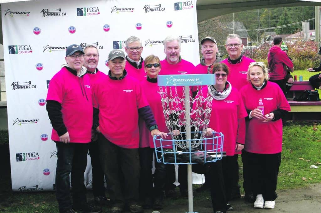 Vif succès pour le tournoi provincial de disc-golf à Nominingue