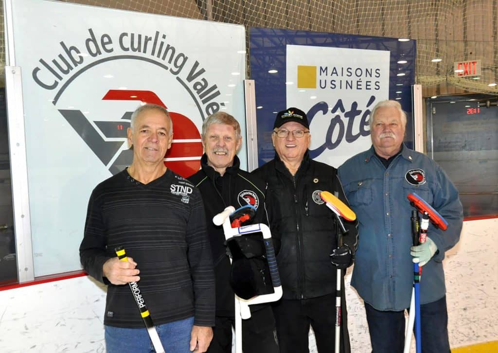 Brillantes finales pour le Club de curling Vallée de la Rouge