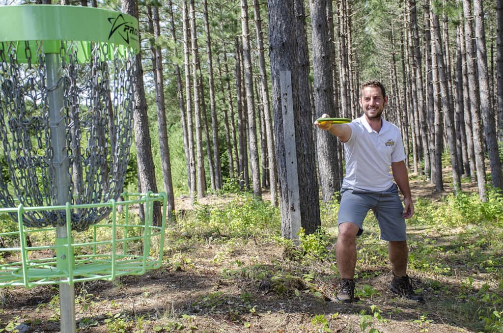 Le terrain de disc golf de Nominingue est inauguré