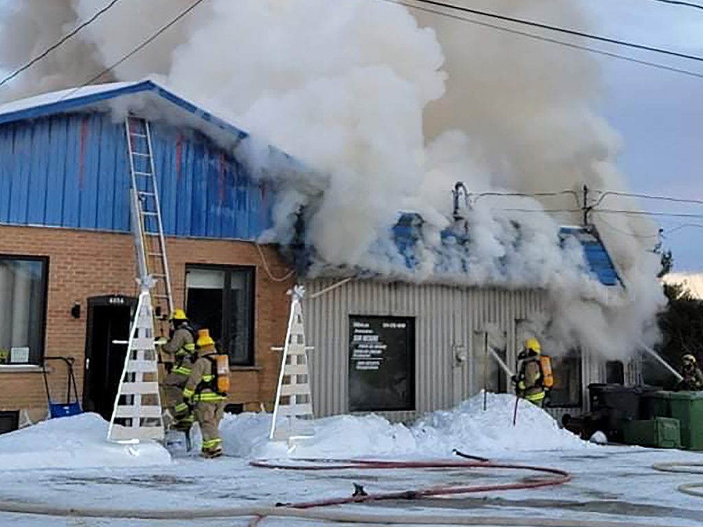 Incendie d’une entreprise à Labelle