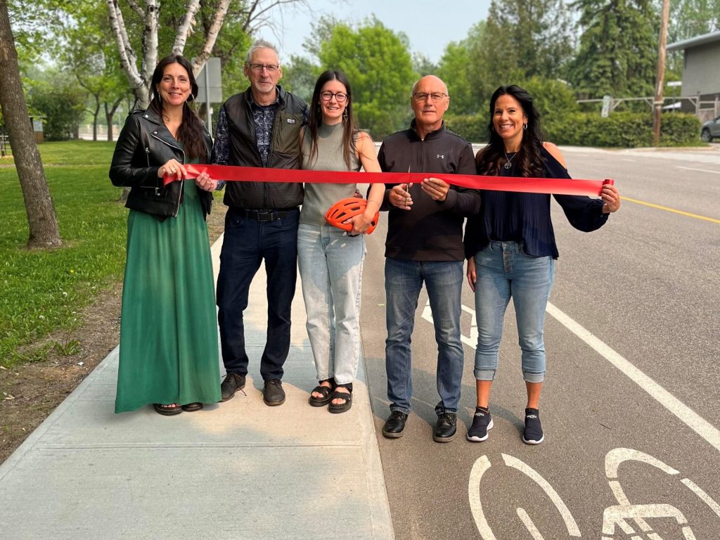Mont-Laurier inaugure son réseau cyclable urbain
