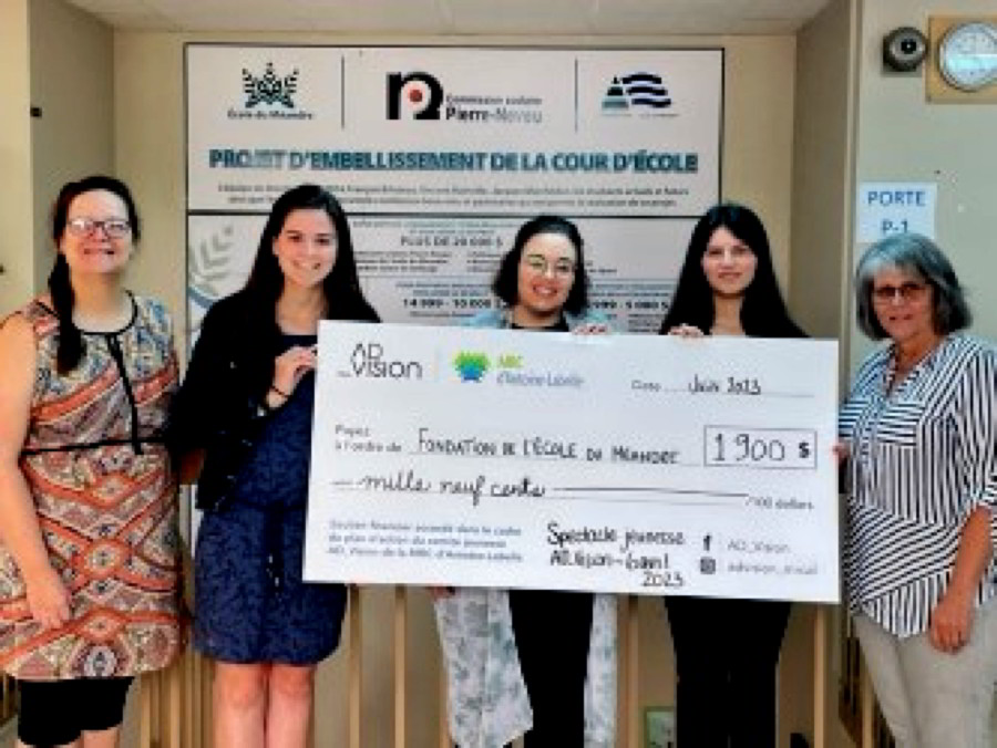 Les fondations de deux écoles des Hautes-Laurentides touchent 1 900 $