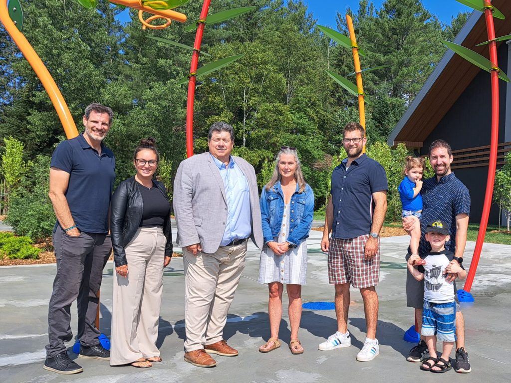 De nouveaux jeux d’eau à l’îlot Erik Guay de Mont-Tremblant