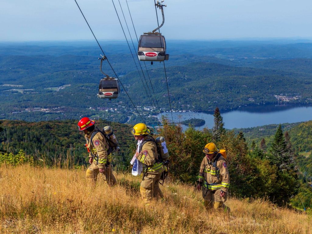 Les pompiers de Mont-Tremblant organisent une montée commémorative du 11 septembre