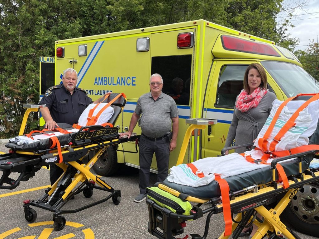Les ambulances Bouchard investissent dans de nouvelles civières
